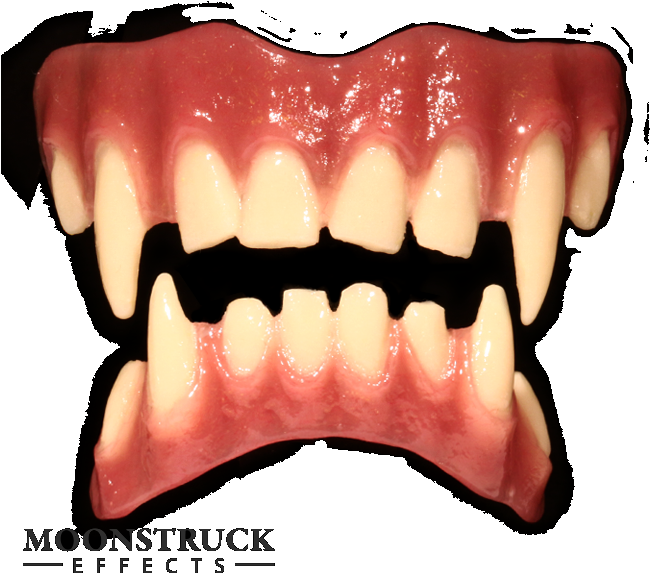 Dentier Loup Garou (666x666), Png Download