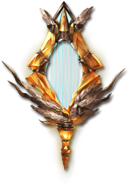 True Judgement Lyre - Fantasy Lyre (462x400), Png Download