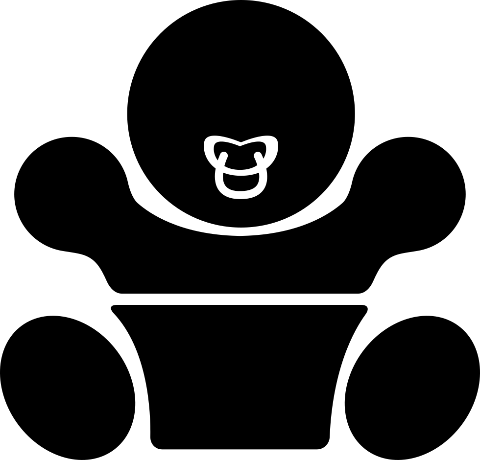 Baby With Pacifier - Child (980x940), Png Download