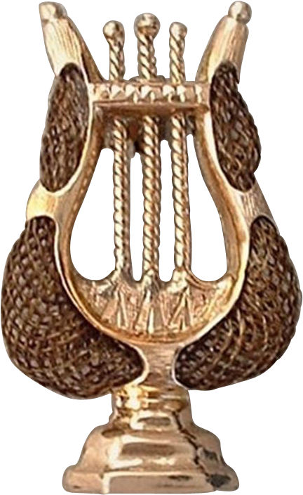 A Rare 10k Rose Gold Antique Victorian Mourning Brooch - Trophy (703x703), Png Download