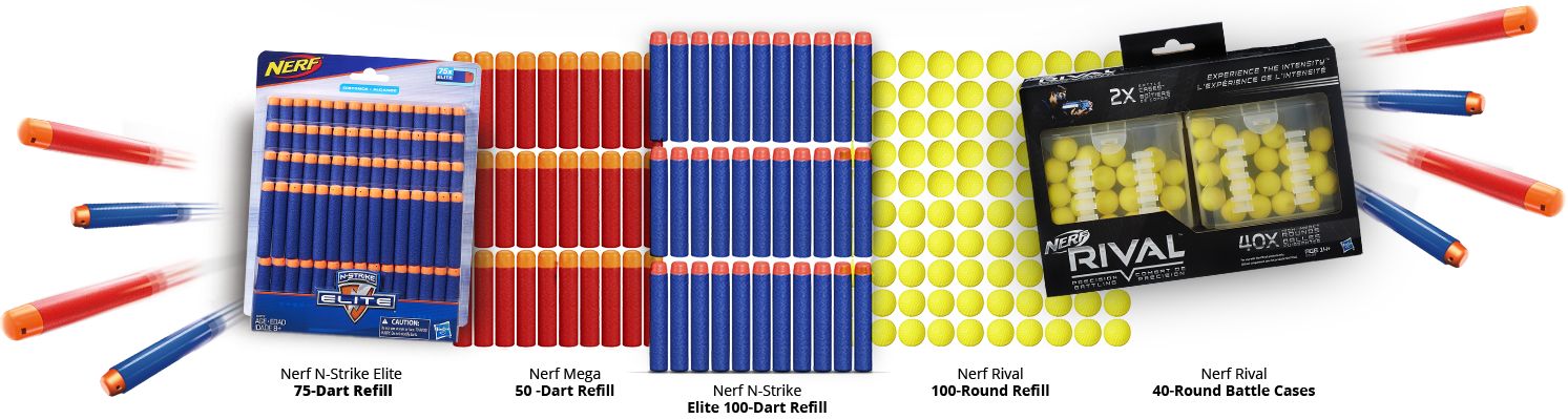 nerf 75 dart refill