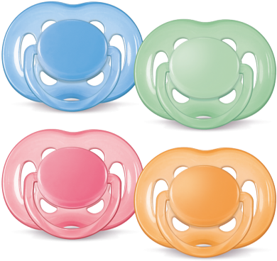 Philips Avent Freeflow Soother 2pack - Avent Free Flow Silicone Soother 6-18m Boys (550x550), Png Download