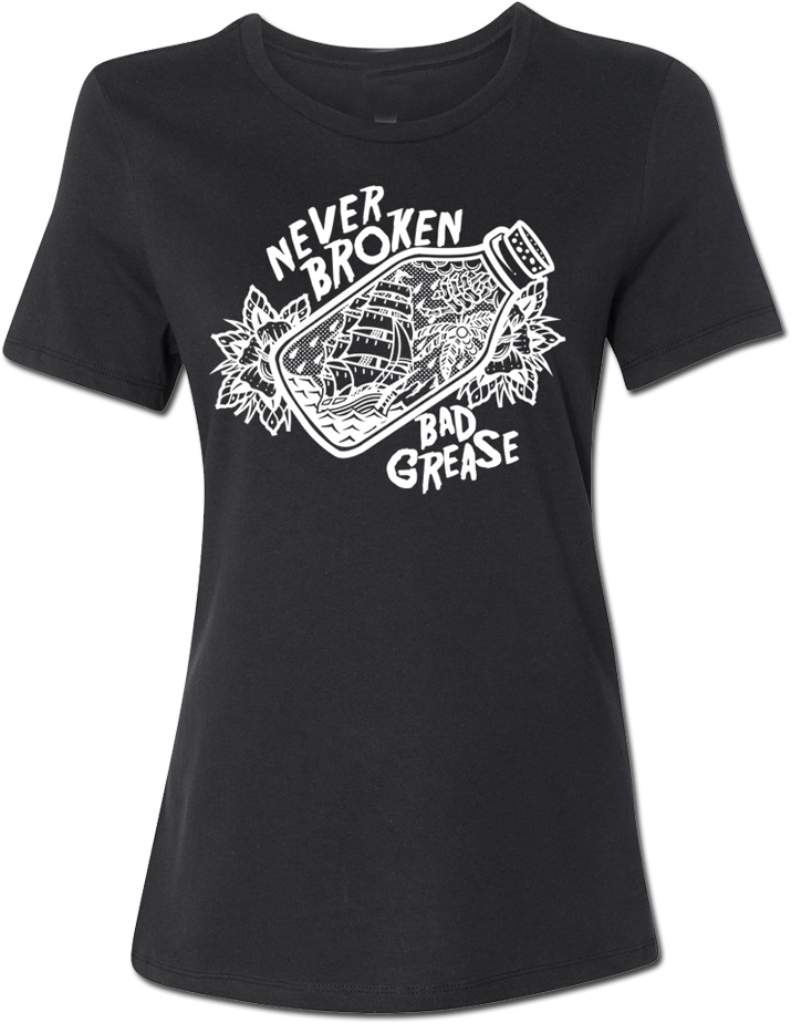 Never Broken Bottle Ladies T-shirt - T-shirt (1000x1000), Png Download