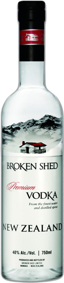Broken Shed Premium Vodka (315x560), Png Download