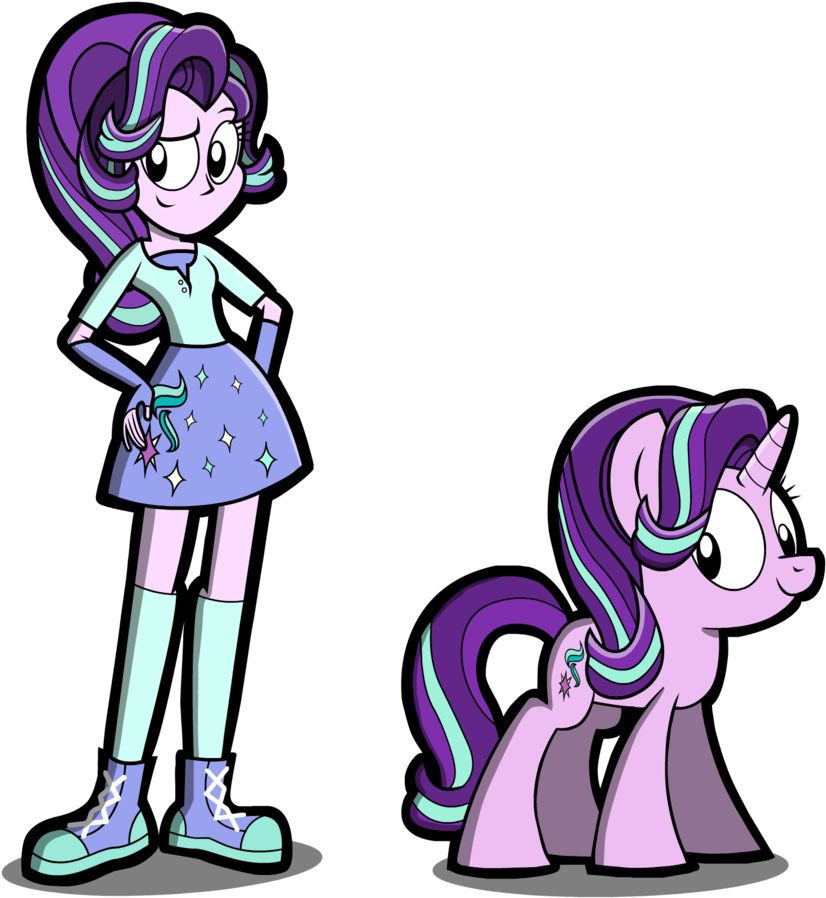 Drawing Test Eqg - Mlp Starlight Glimmer Easy Drawing (1024x956), Png Download