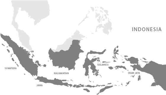 Wilayah West Indonesia - Indonesia Map Clipart (580x360), Png Download