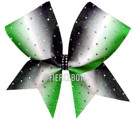 Ombre And Rhinestone Glitter Bow - Ombré (480x480), Png Download