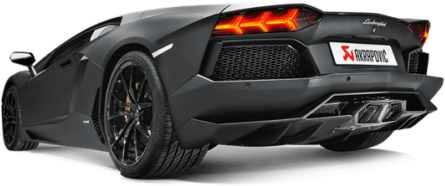 Lamborghini Aventador Titanium Exhaust - Lamborghini Aventador Akrapovic (640x402), Png Download
