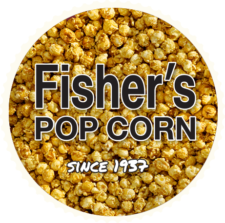Fisher's Popcorn 80th Anniversary Ocean City Badge - Fisher's Popcorn (461x458), Png Download