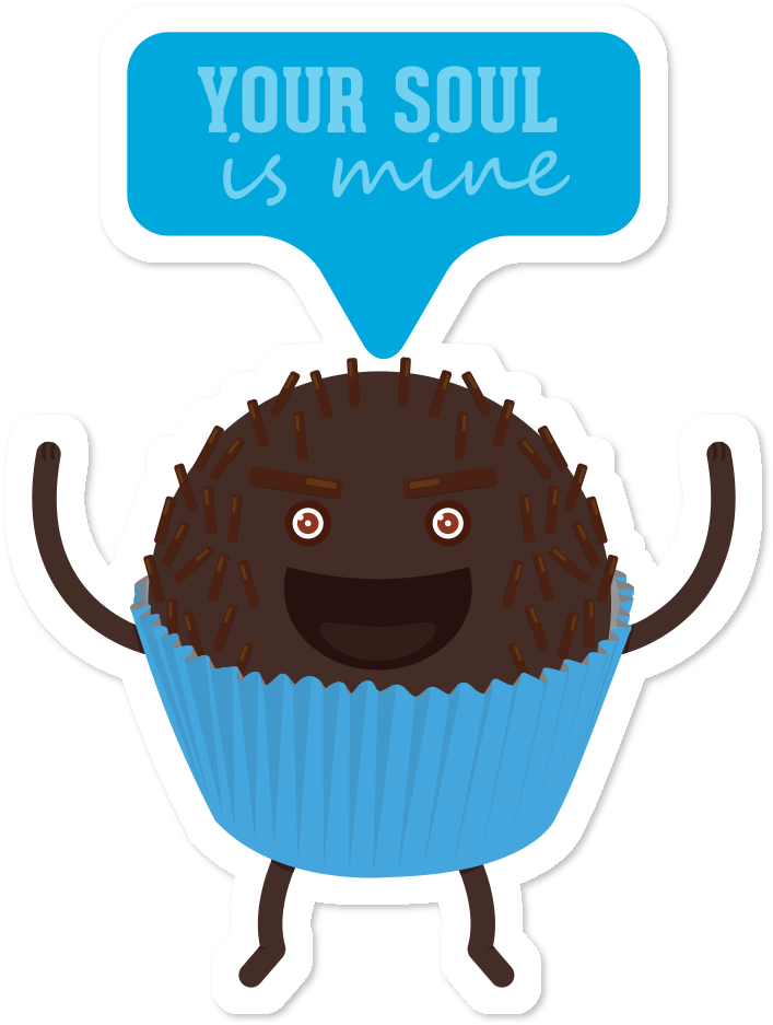 Adesivo Brigadeiro De Ohzemesmona - Brigadeiro Arte (962x962), Png Download