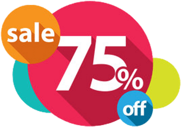 75% Discount - 25% Discount Logo (400x400), Png Download