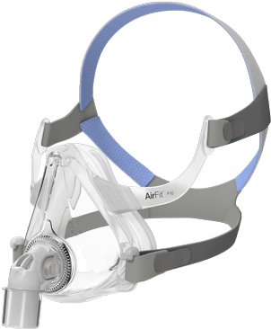 Airfit F10 Full Face Mask (400x400), Png Download