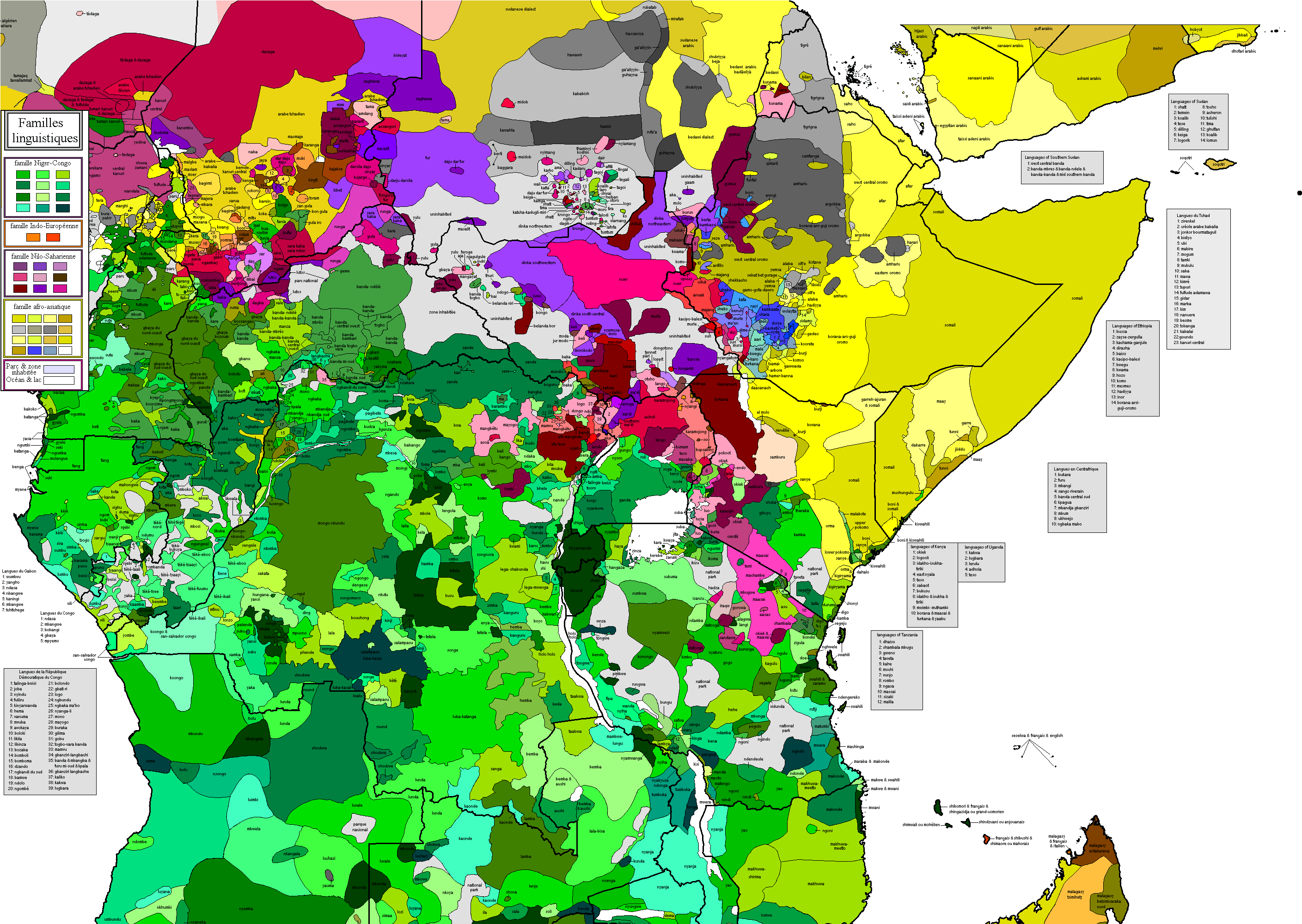 Do Not Copy - East Africa Ethnic Groups (3000x2000), Png Download
