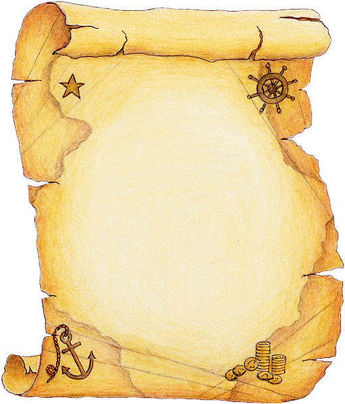 Download - Carte Chasse Au Trésor Vierge (503x589), Png Download