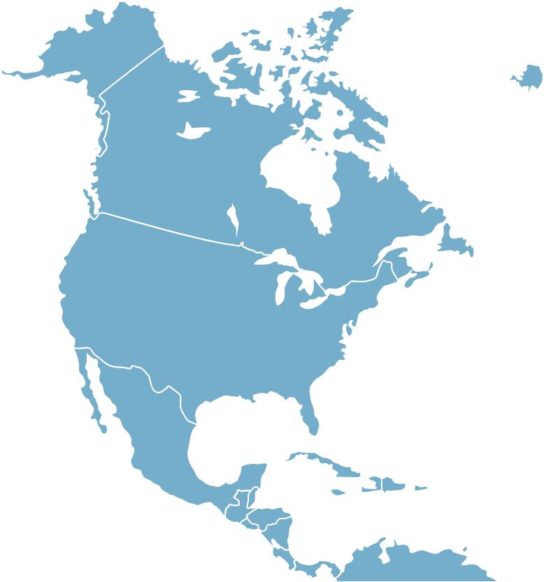 World Maps - Organization Of American States (778x833), Png Download