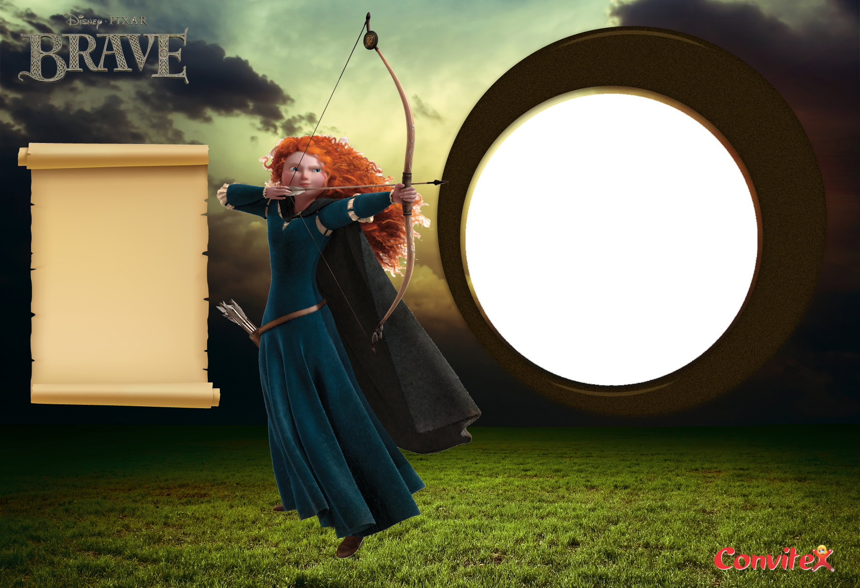 Anúncios - Trefl 4-in-1 Puzzle Merida The Brave Disney (1772x1213), Png Download