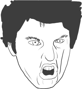 Flaming Hot Cheeto Powder In Your Dickhole - Illustration (344x363), Png Download