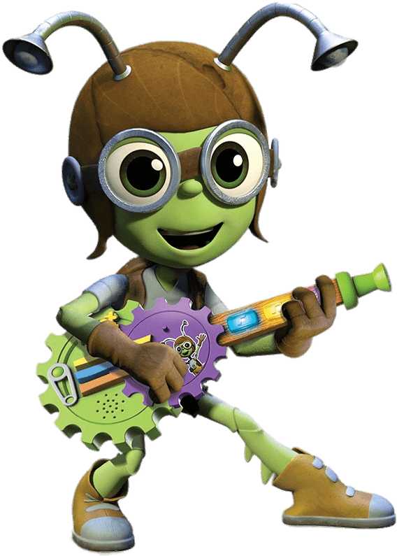Beat Buts Crick On His Guitar Png - Beat Bugs: Come Together Activity Book (800x800), Png Download