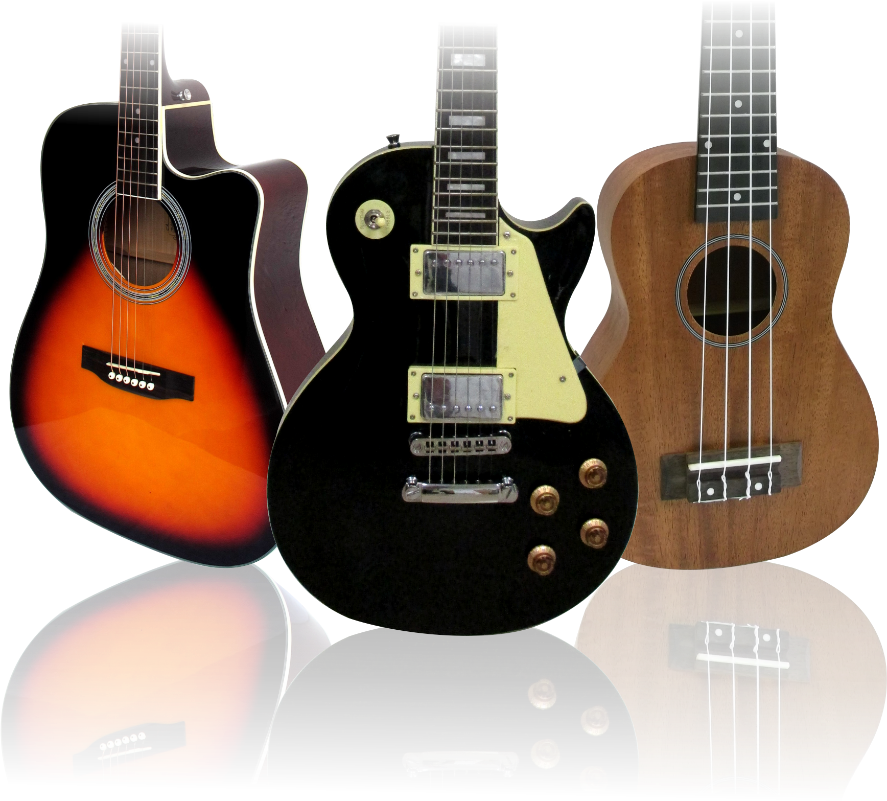 Tres Guitarras Final - Epiphone Les Paul (1735x1591), Png Download