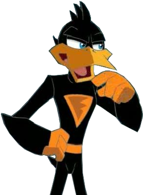 Danger Duck - Loonatics Danger Duck (318x414), Png Download