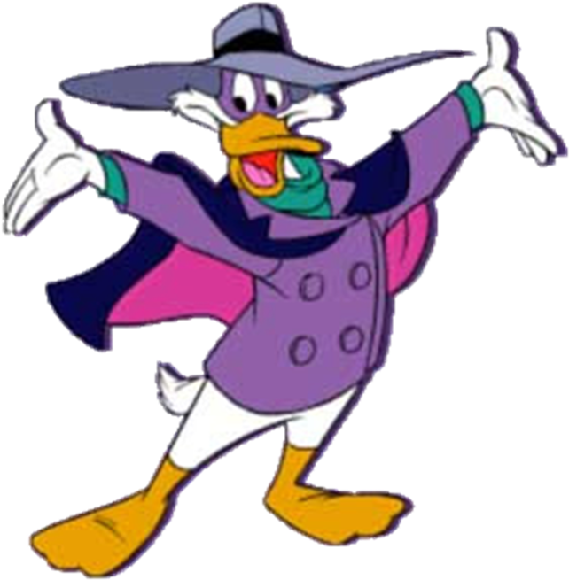 Darkwing Duck - Darkwing Duck Disney Clipart (652x660), Png Download