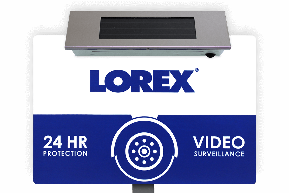Outdoor Security Yard Sign With Built-in Bright Solar - Lorex Technology Inc (1200x800), Png Download
