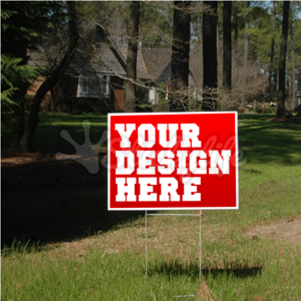 Corrugated Yard Sign - Design (940x587), Png Download
