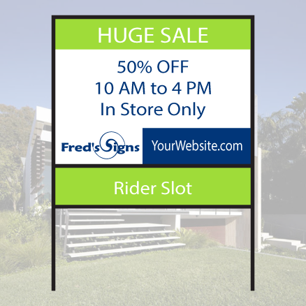 Pvc / Plastic Yard Sign - Aluminum Yard Sign (438x438), Png Download