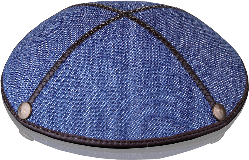 Download Kippah «classic» Jeans - Jewish Ceremonial Art - Full Size PNG