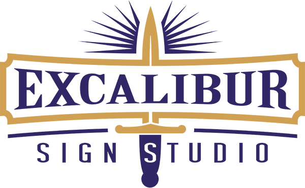 Excalibur Sign Studio - Sign Company, Custom Signs, (600x371), Png Download