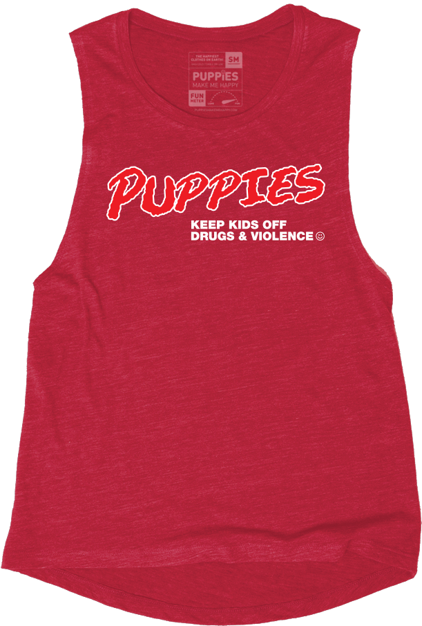 D - A - R - E - - Usa Muscle Tank - Puppies Make Me - Active Tank (1000x1000), Png Download