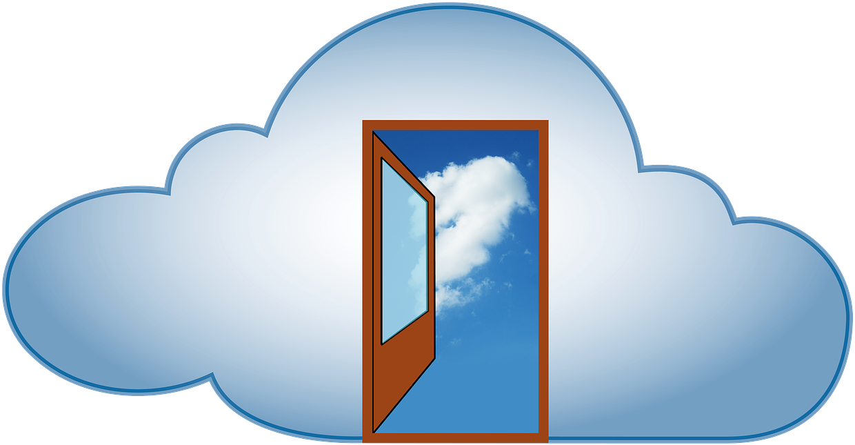 Cloud Computing Is Key To Business Success - Open Door In Cloud (1280x670), Png Download