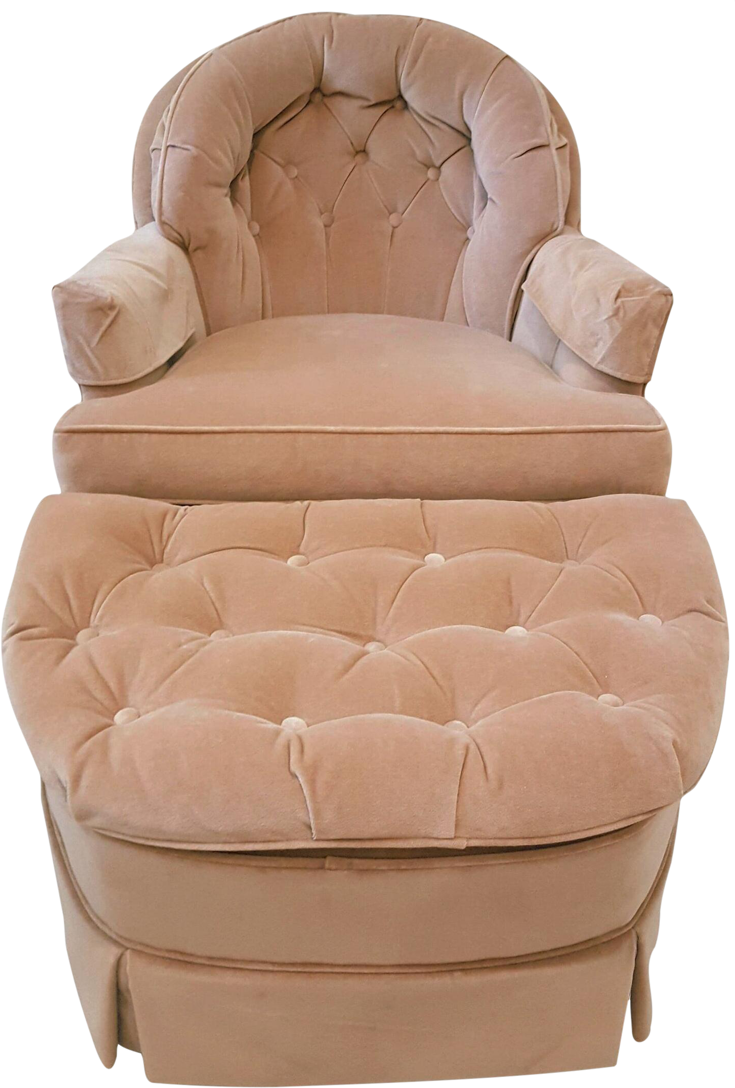 Full Size Of Mid Century Modern Swivel Lounge Chair - Ottoman (1439x2215), Png Download