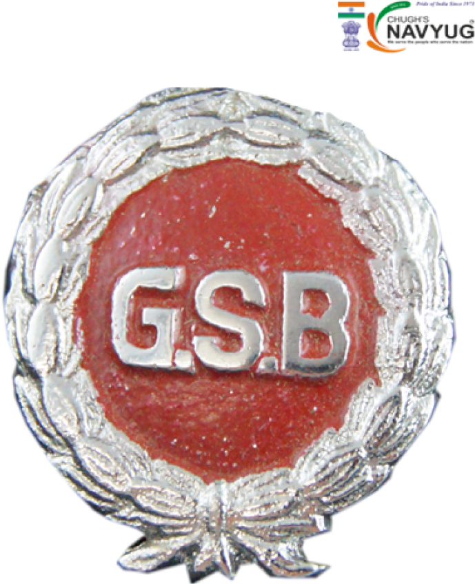 Cap Badge Gsb Security - Emblem (1000x1000), Png Download