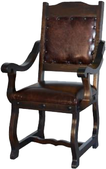 Herradura Leather Armchair (484x484), Png Download