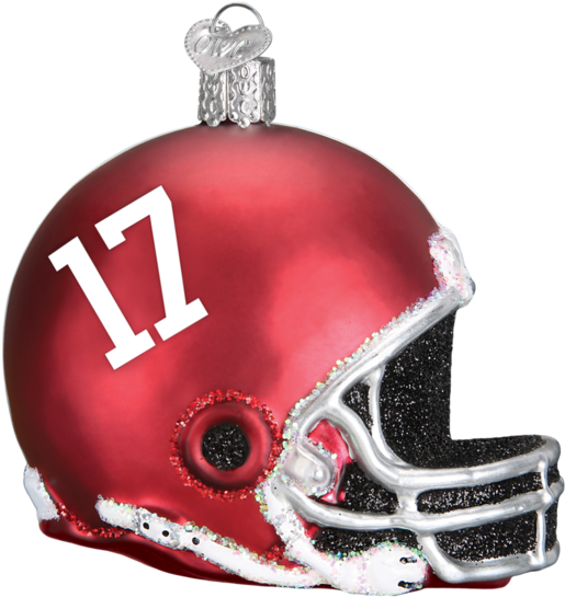 Alabama Crimson Tide 17 Helmet Glass Christmas Ornament - Old World Christmas Classic Car Glass Ornament 46023 (600x600), Png Download