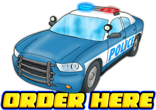 Have A Coffee And Donut Or Land On Those Special Details - Police Car (550x413), Png Download