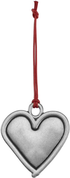 Pewter Heart Ornament - Locket (570x570), Png Download