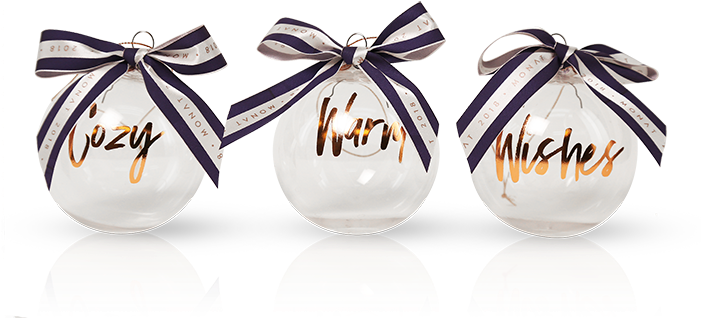 Cozy Warm Wishes Holiday Ornaments - Monat Cozy Warm Wishes (700x400), Png Download