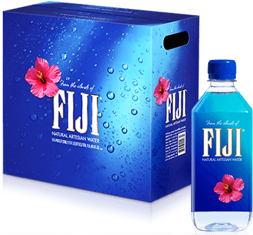 330 Ml 6 Packs - Fiji Natural Artesian Water - 16.9 Fl Oz Bottle (374x380), Png Download