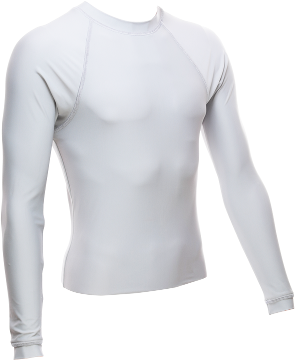 Yellow Unisex Long Sleeve Rash Guard, - Long-sleeved T-shirt (800x800), Png Download