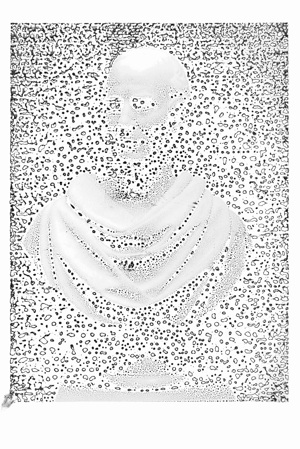 Dot Ink Smudge Copy (1000x1493), Png Download