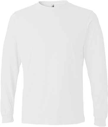 Anvil Longsleeve Ringspun Fashion Fit T-shirt - Hanes Men's Comfortsoft Short-sleeve Crewneck T-shirt (400x500), Png Download