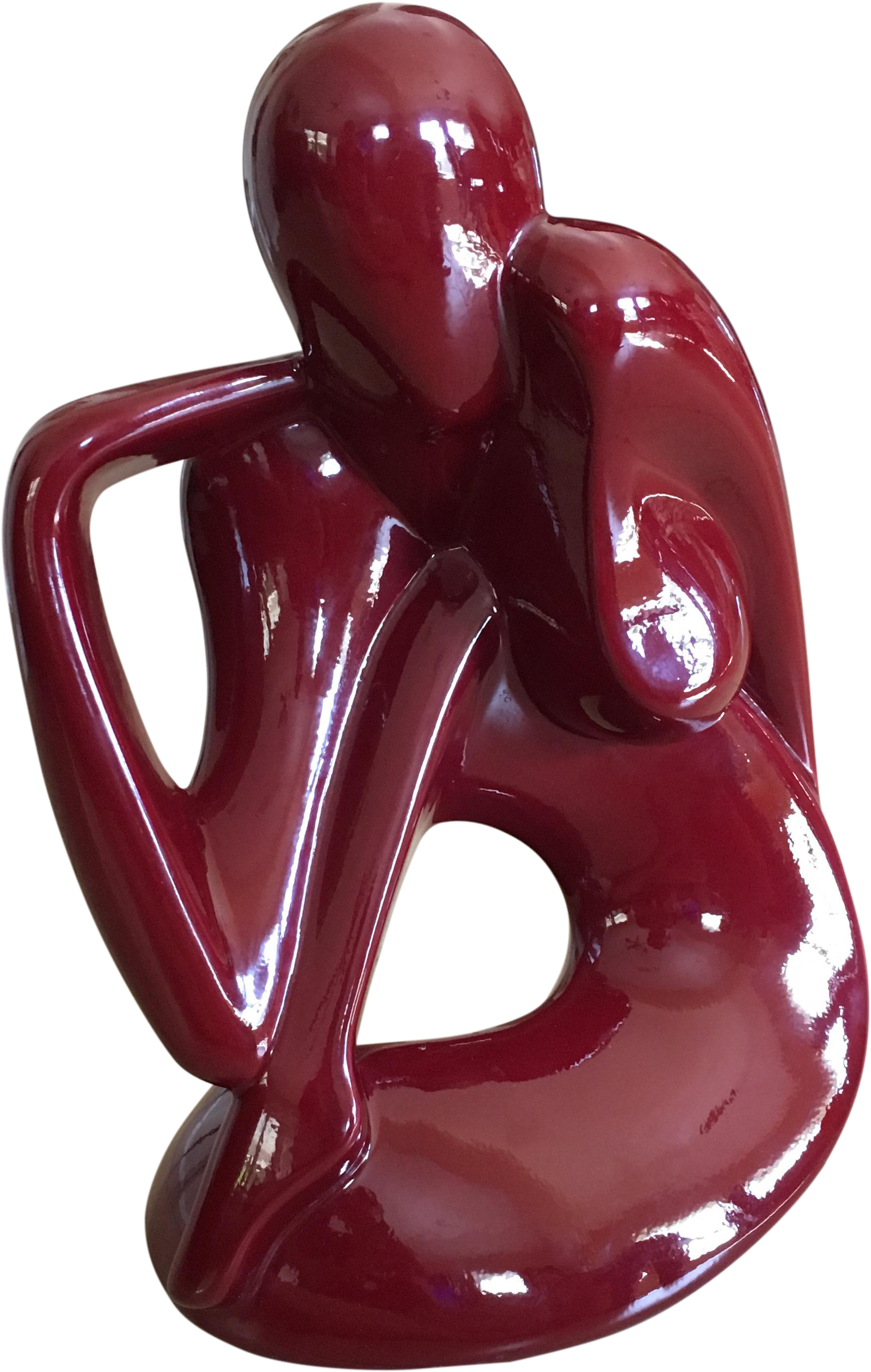Jaru Mid Century Modern Large Abstract Modern Ceramic - Sculpture (1916x3017), Png Download