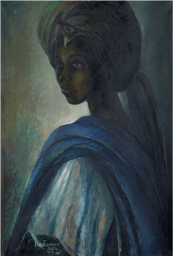 Celebrated Nigerian Artist Ben Enwonwu Mbe Headlines - Tutu Painting By Ben Enwonwu (1310x842), Png Download