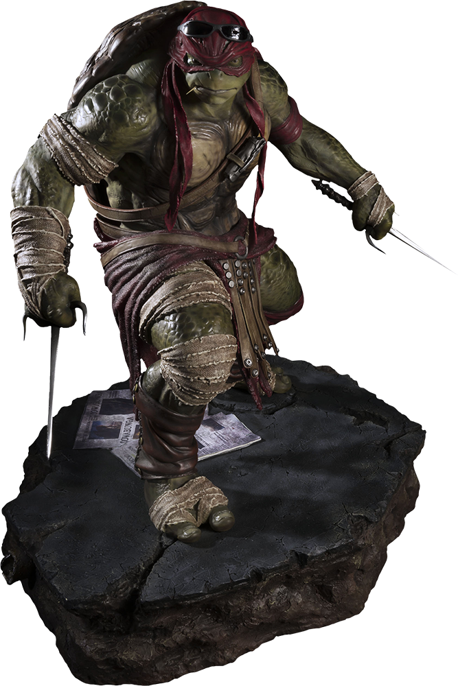 Teenage Mutant Ninja Turtles - Raphael Statue Tmnt (667x1000), Png Download