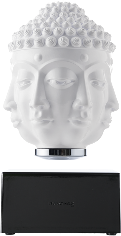 Wireless Base Black - Levitating Décor Sculptures For Home Office Furnishing (1000x1000), Png Download