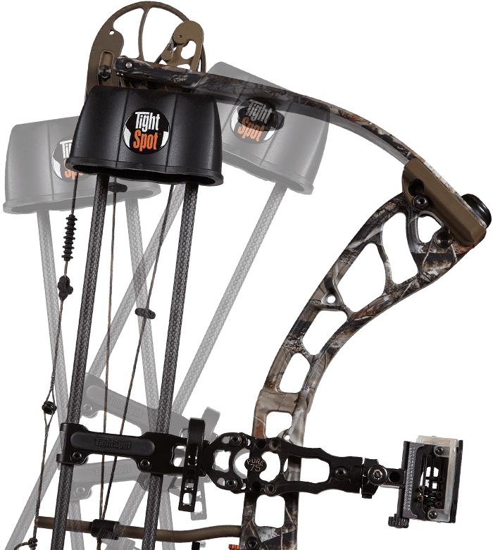 Tight Spot Arrow Quiver Mounted On Compound Bow - Tight Spot Arrow Quiver (700x781), Png Download