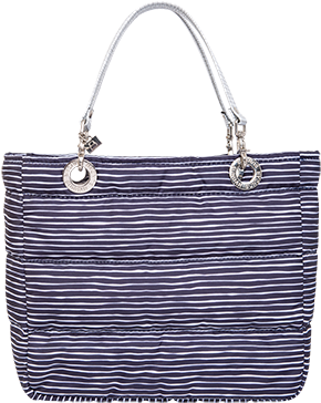 Bolsa Basica Azul Lineas - Tote Bag (600x400), Png Download