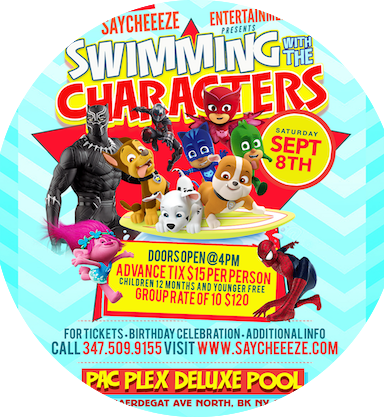 Swimming With The Characters - Nickelodeon Paw Patrol Out (384x417), Png Download